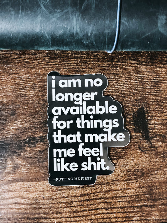 Waterproof VINYL DIECUT STICKER - No Longer Available