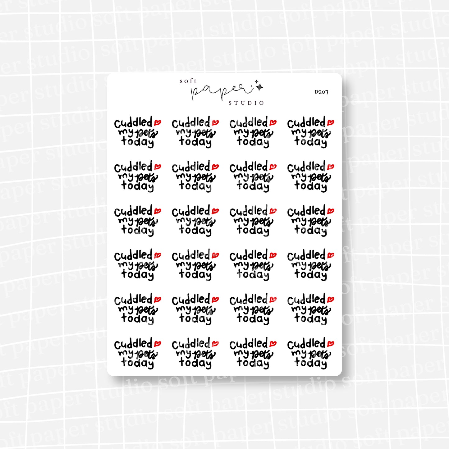 Cuddled My Babies Today (Dog/Cat/Pets Version Available)