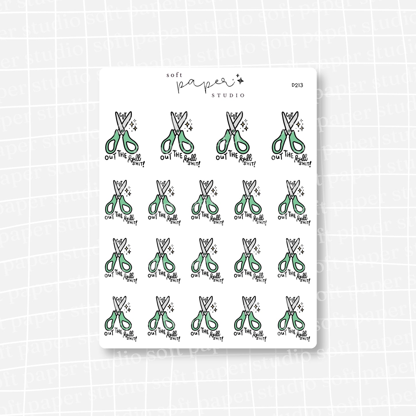Cut Out The Bullshit Stickers
