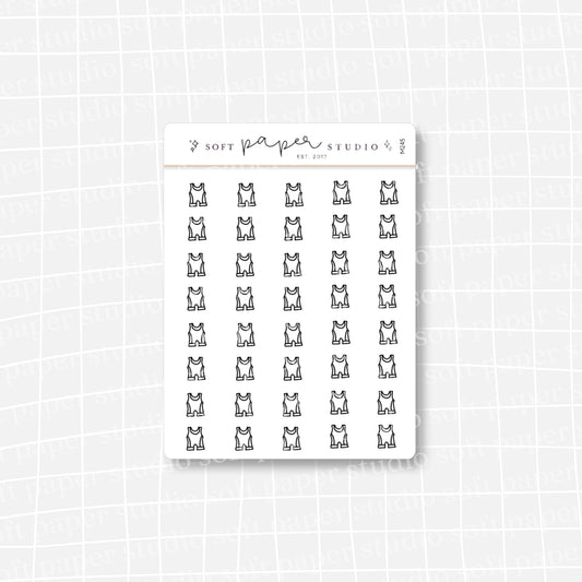 Minimalistic Mini Wrestling Stickers