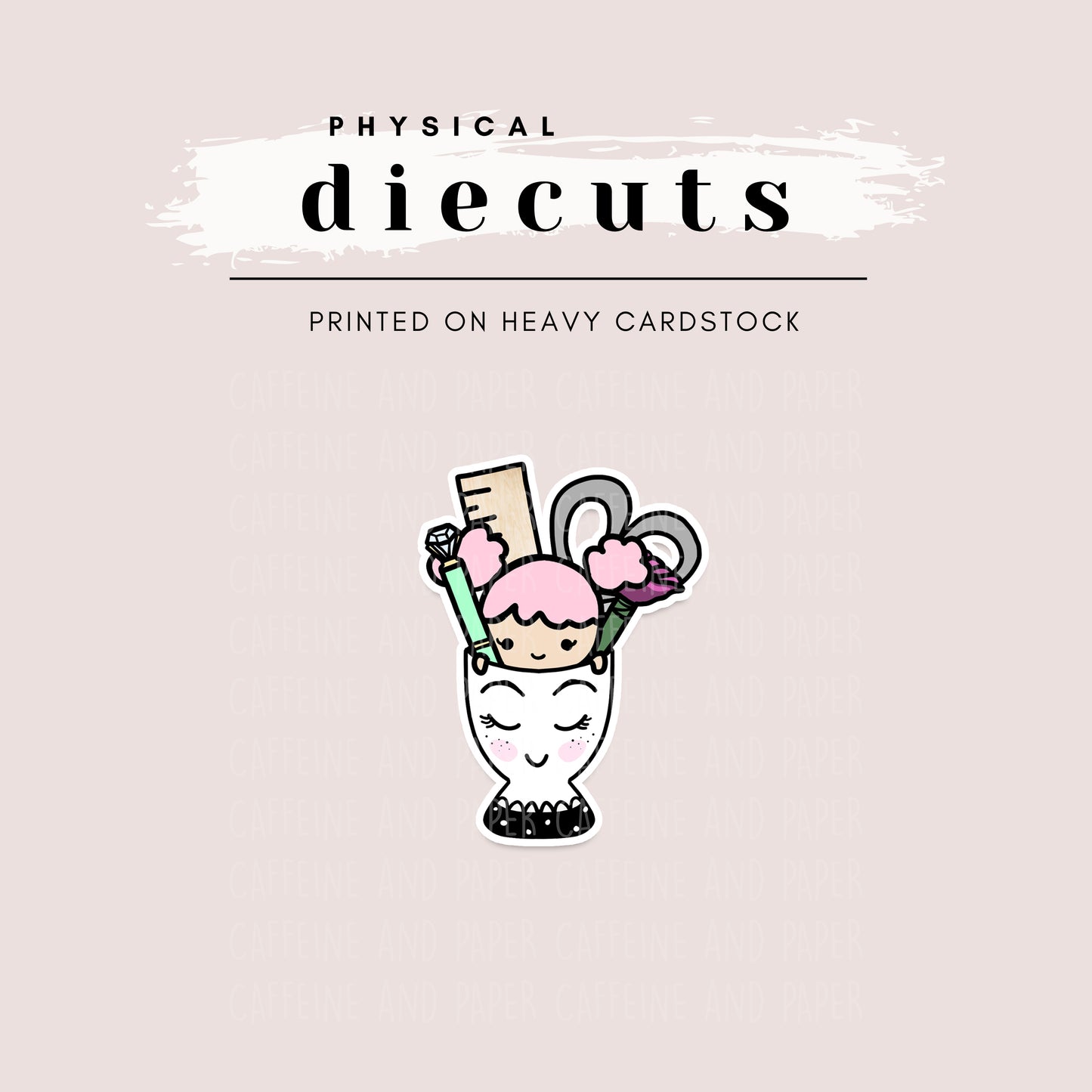 Diecut - Lola Target Fancy Girl Cup