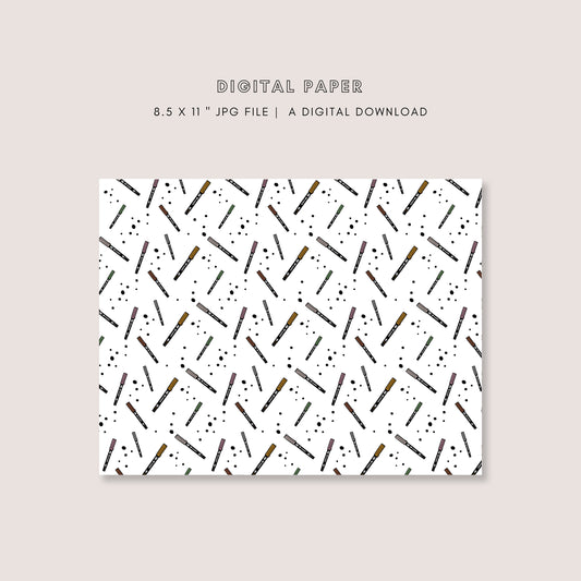 Digital Paper - Tombow Love