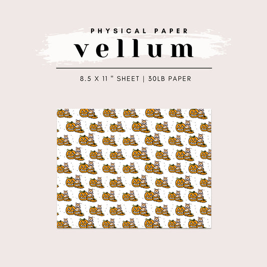 Vellum - Two Corgis in a Pumpkin