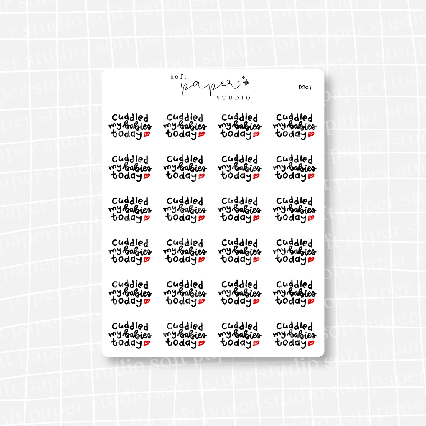 Cuddled My Babies Today (Dog/Cat/Pets Version Available)