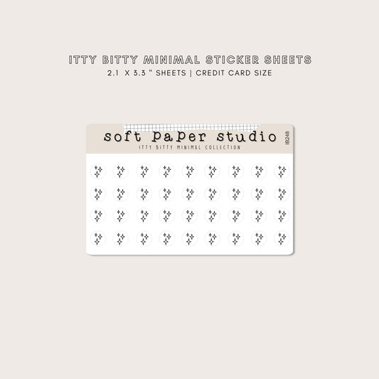 ITTY BITTY Sparkle Stickers