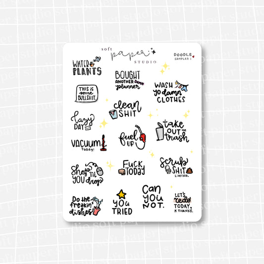 Doodle Favorites Sampler Stickers