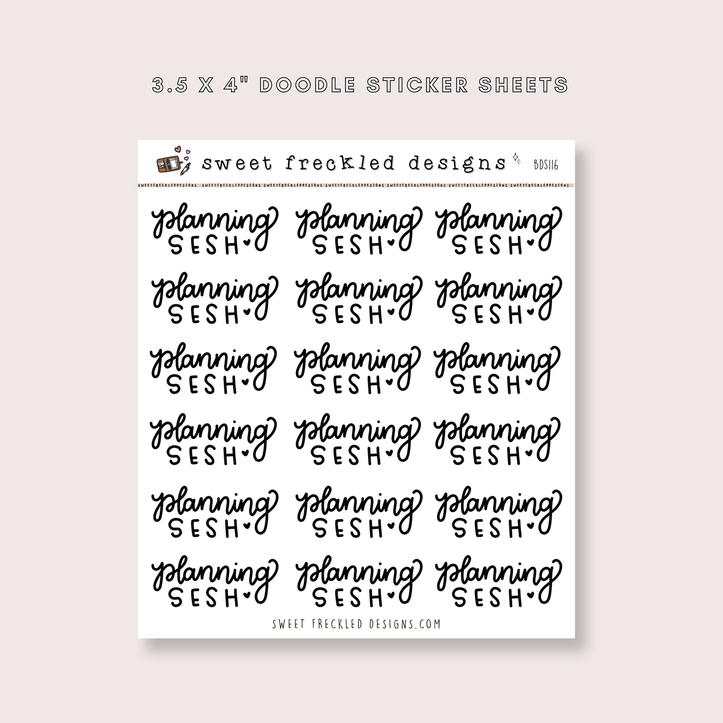 Planning Session Stickers – Soft Paper Studio