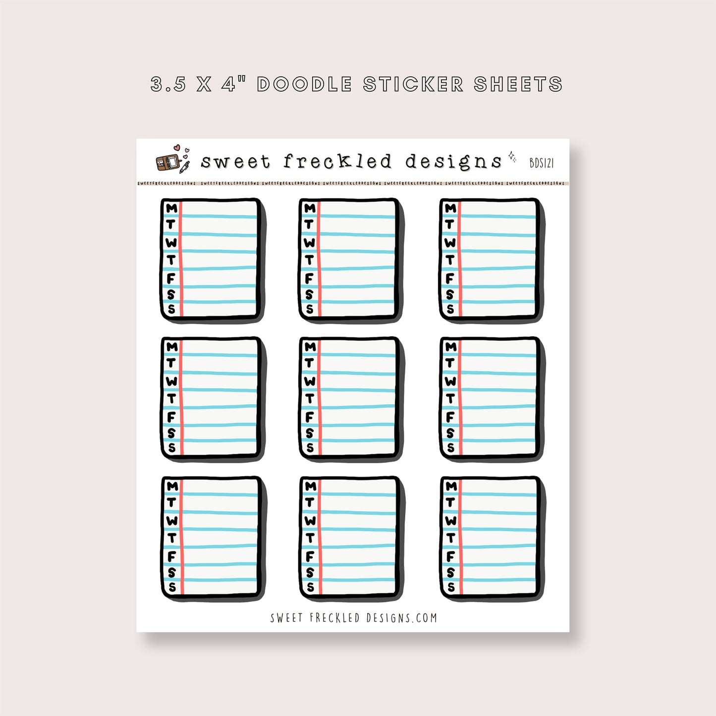 Paper Habit Tracker Stickers