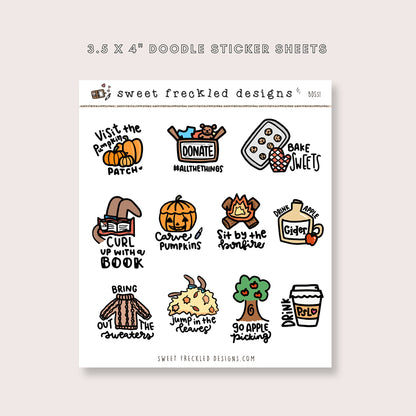 Seasonal: Fall Favorites Stickers