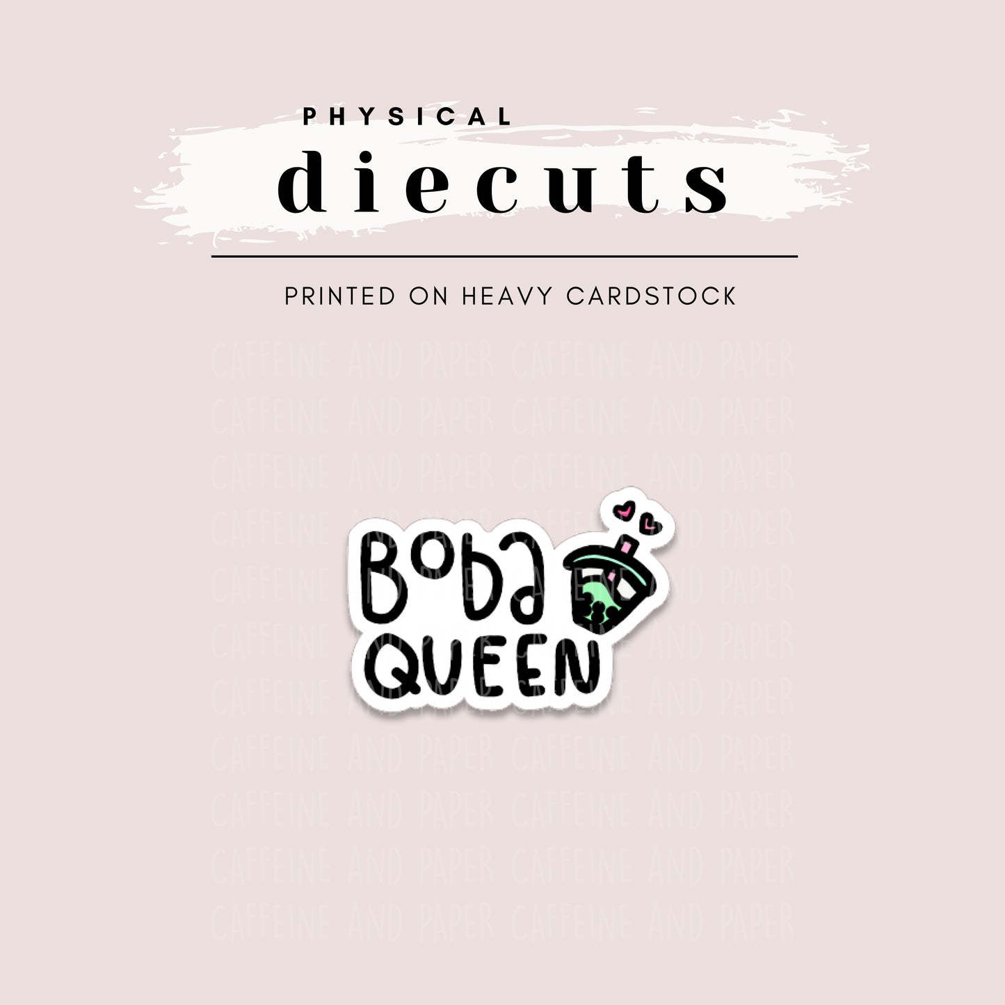 Diecut - Boba Queen