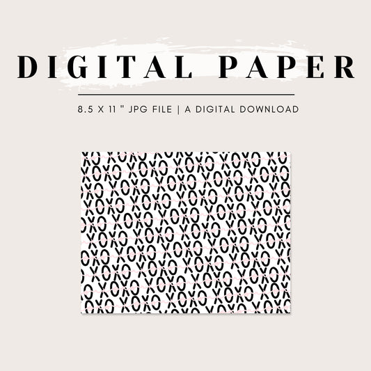 Digital Paper - XOXO