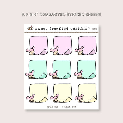 Lola Pastel Sticky Notes Stickers