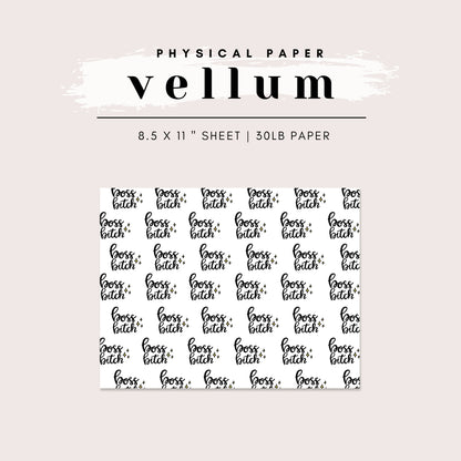 Vellum - Sassy Sayings (5 Styles Available)