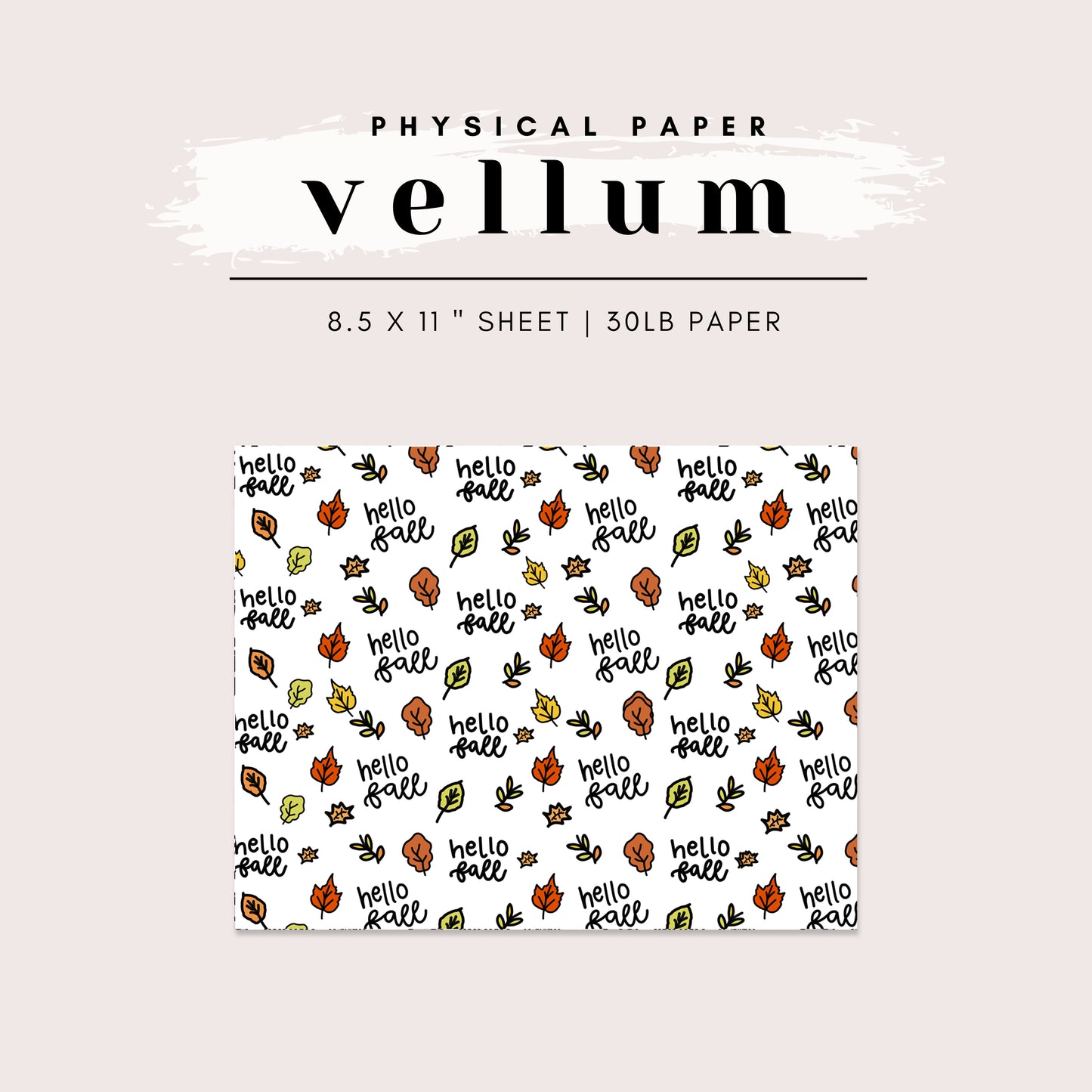 Vellum - Hello Fall